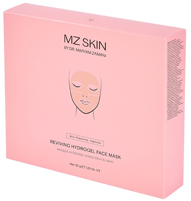 MZ Skin BIO-PLACENTA PEPTIDE REVIVING HYDROGEL FACE MASK 5 Stück