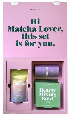 Health Bar Matcha Set - Hearty Bowl Cream White