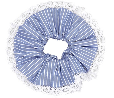 SUI AVA Blueberry Lace Scrunchie