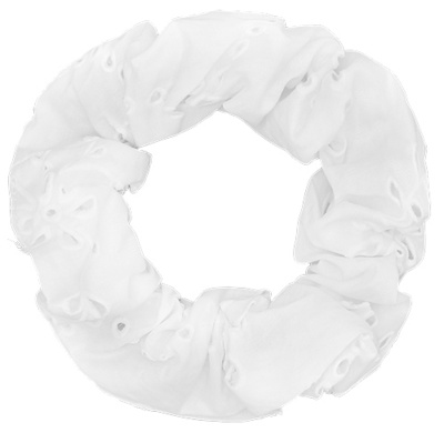 SUI AVA Floral Broderie Scrunchie