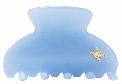 By Eloise Hair Claw Light Blue Medium