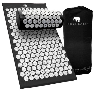 Bed of Nails BON Set - Black Mat+Pillow
