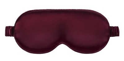 Slip pure silk contour sleep mask - crimson