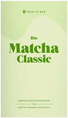 Health Bar Matcha Schokolade plain