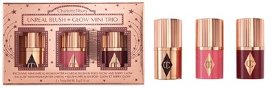 CHARLOTTE TILBURY UNREAL BLUSH + GLOW MINI TRIO