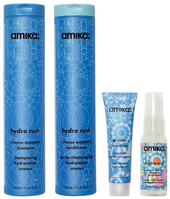 amika hydration happy hour wash + care set