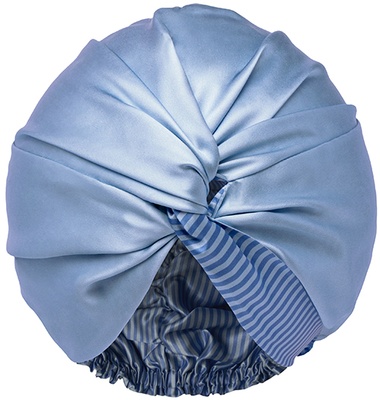 Slip Pure Silk Turban cornflower