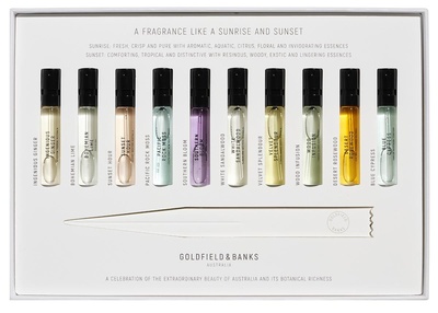 GOLDFIELD & BANKS Native Collection Discovery Set 10x2ml