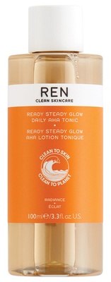 Ren Clean Skincare Radiance Ready Steady Glow Aha Daily Tonic