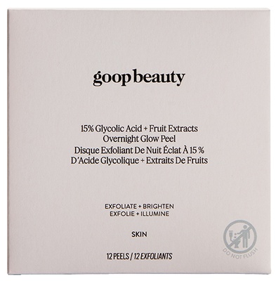 goop GOOPGLOW 15% Glycolic Overnight Glow Peel