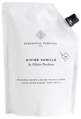 ESSENTIAL PARFUMS DIVINE VANILLE Hand & Body Soap 500 ml Refill