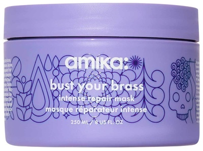 amika bust your brass cool blonde intense repair mask