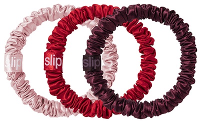 Slip Pure Silk Skinny Scrunchie Trio Ornament - emmie