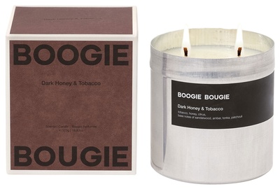 BOOGIE BOUGIE Scented Candle Dark Honey & Tobacco 520g