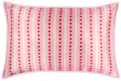 Slip pure silk queen pillowcase with lace trim - sweetie