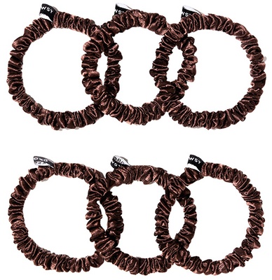Drowsy Cocoa Glow Skinny Scrunchie