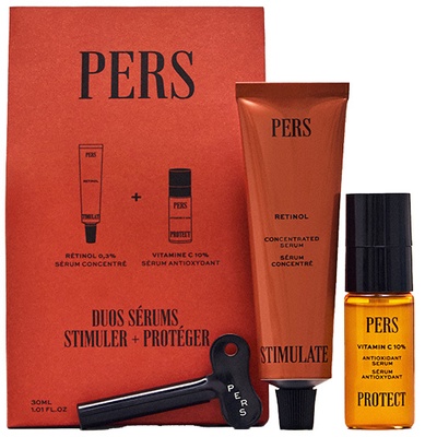 PERS SERUMS SET - VITAMIN C + RETINOL