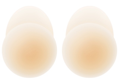NOOD No-Show Extra Lift Adhesive and Reusable Nipple Covers Nr.3 Buff / 4in.