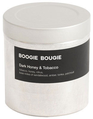 BOOGIE BOUGIE Scented Candle Dark Honey & Tobacco 250g