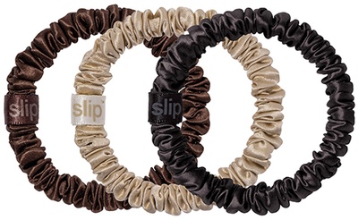 Slip Pure Silk Skinny Scrunchie Trio Ornament - betty
