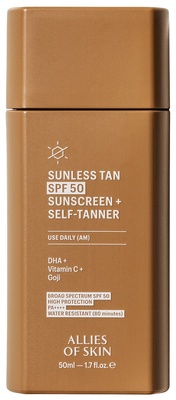 Allies Of Skin Sunless Tan SPF 50 Sunscreen + Self-Tanner