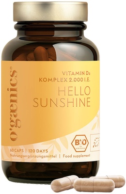 Ogaenics HELLO SUNSHINE Vitamin D3 Komplex 2000 I.E.