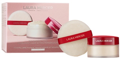 LAURA MERCIER The Finishing Touch - Translucent Loose Setting Powder & Puff