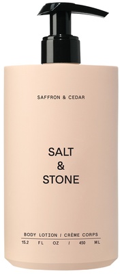 SALT & STONE Body Lotion - Saffron & Cedar 450 ml