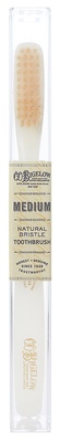 C.O. Bigelow Natural Bristle Toothbrush - Ivory Pearl شعيرات متوسطة