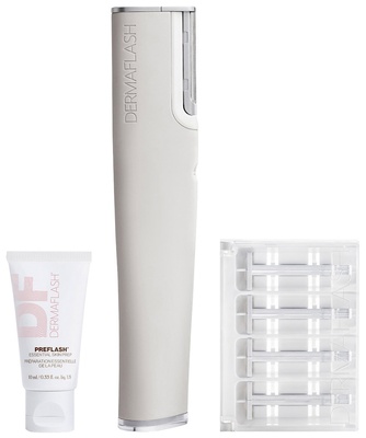 Dermaflash DERMAFLASH LUXE+ Advanced Sonic Dermaplaning + Peach Fuzz Removal Stone