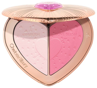 CHARLOTTE TILBURY CHARLOTTE'S BEAUTY SOULMATES FACE PALETTE PILLOW TALK FLAWLESS PINK