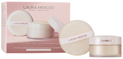 LAURA MERCIER The Finishing Touch - Translucent Loose Setting Powder Ultra-Blur & Puff