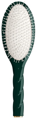 La Bonne Brosse Brush Emerald Green 04 Massaging Nylon Bristles