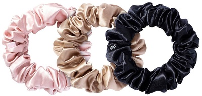 Slip Pure Silk Scrunchies Large Midnight 