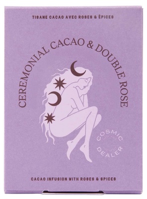 Cosmic Dealer Herbal tea sachets Cacao & Double Rose Infusion