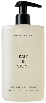 SALT & STONE Body Wash Zwarte Roos & Oud Navulling