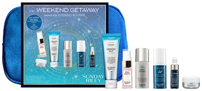 Sunday Riley P.M. Weekend Getaway - Evening Routine
