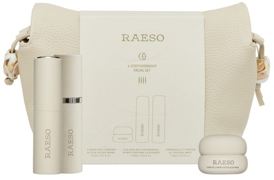 RAESO 3-Step Overnight Facial Set