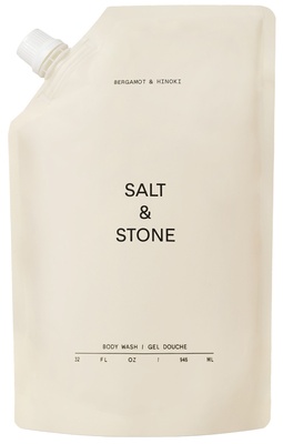 SALT & STONE Body Wash - Bergamot & Hinoki 946 ml Refill
