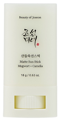 Beauty of Joseon Matte Sun Stick Mugwort + Camelia (SPF 50+ PA++++)