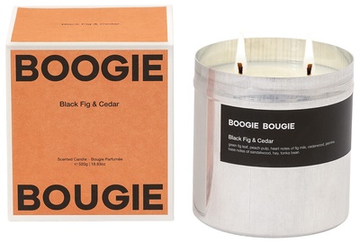 BOOGIE BOUGIE Scented Candle Black Fig & Cedar 520g