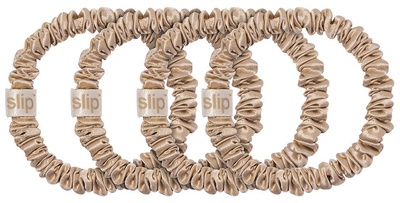 Slip Pure Silk Skinny Scrunchies blonde