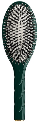La Bonne Brosse Brush Emerald Green 02 Essential Boar and Nylon Bristles
