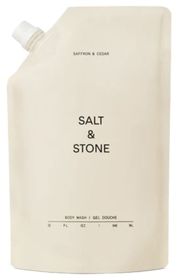 SALT & STONE Body Wash Saffron & Cedar Refill