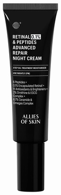 Allies Of Skin Retinal 0.1% & Peptides Advanced Repair Night Cream