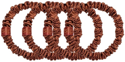 Slip Pure Silk Skinny Scrunchies auburn