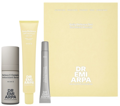 Dr. Emi Arpa Skin Daily Defense Set Sun Shield Routine