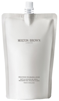 Molton Brown Delicious Rhubarb & Rose Bath & Shower Gel 400ml Refill