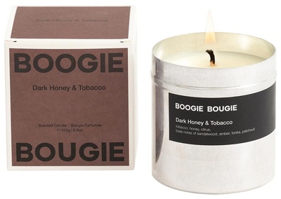 BOOGIE BOUGIE Scented Candle Dark Honey & Tobacco 250g