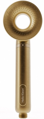 HELLO KLEAN Shower Head+ Brushed Brass